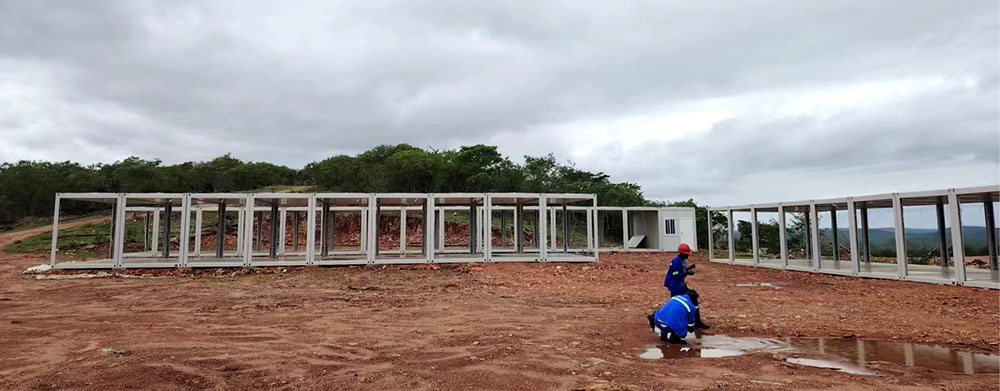 Zimbabwe Minerals Camp Construction Project 