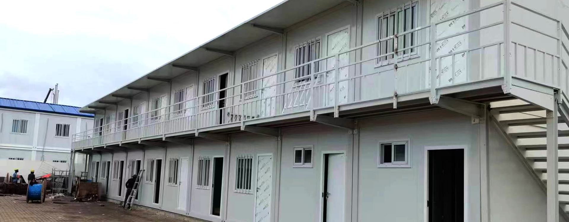 Modular Box House Camp Project in Mozambique